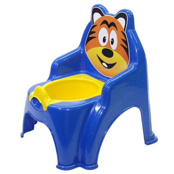 Detský nočník v tvare stoličky Tiger Inlea4Fun - modrý
