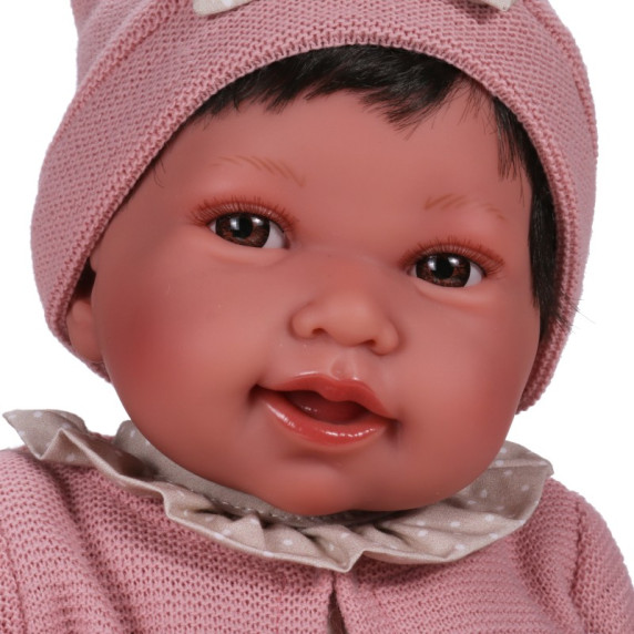 Realistická detská bábika-bábätko 40 cm Antonio Juan - Pipa Chaqueta Rosa