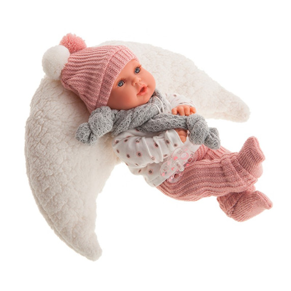 Élethű játékbaba 27 cm Antonio Juan - Kika Cojín Luna