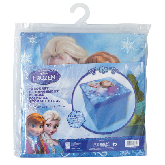 Detská taburetka s úložným priestorom Frozen FUN HOUSE 712375