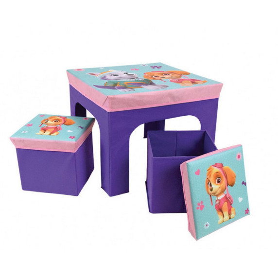 Játéktároló doboz és asztal Mancs őrjárat FUN HOUSE 712745