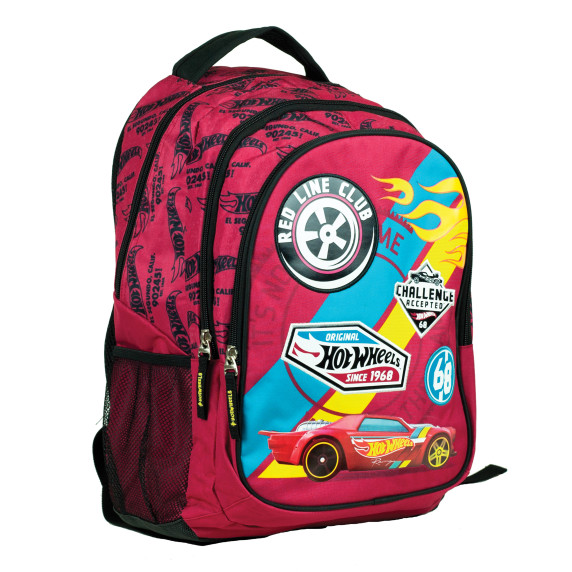 G.I.M. HOT WHEELS iskolai szett 2020 - Iskolatáska, tolltartó, füzettató, füzet