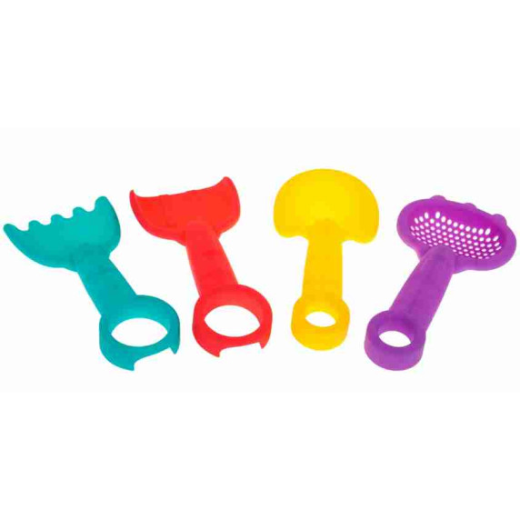 Jucării pentru nisip - 4 buc - Inlea4Fun BEACH TOYS