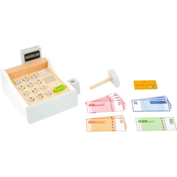 Casă de marcat din lemn pentru copii - SMALL FOOT Cash register