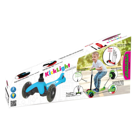 Háromkerekű roller JAMARA Scooter KickLight - Rózsaszín