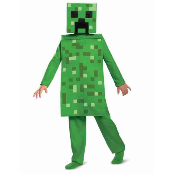 Costum pentru copii - Creeper Minecraft GoDan - mărime S