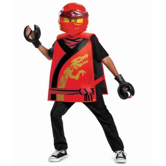 Detský kostým Lego Ninjago Kai Legacy BASIC GoDan - veľkosť uni