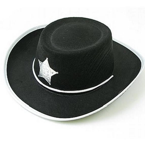 Pălărie sheriff pentru copii - GODAN - negru