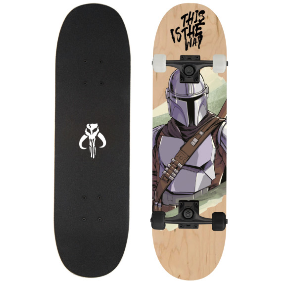 Fa gördeszka 79x20x12 cm BIG WOODEN D100 - Mandalorian