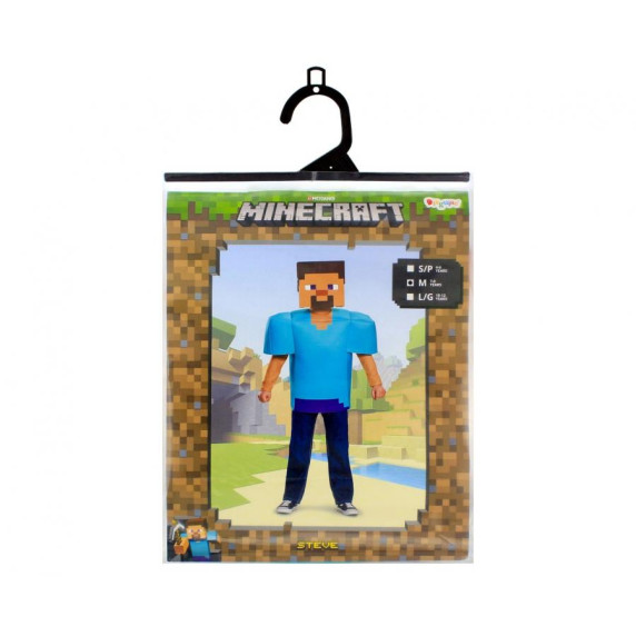 Gyerek jelmez Steve Classic Minecraft GoDan - méret 7-8 év