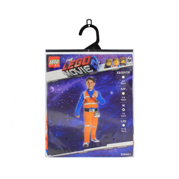 Detský kostým LEGO Movie Emmet GoDan - veľkosť M