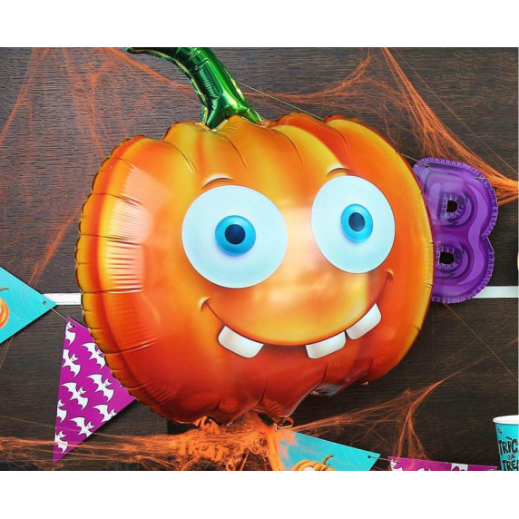 Léggömb, lufi GoDan - Halloween tökfej
