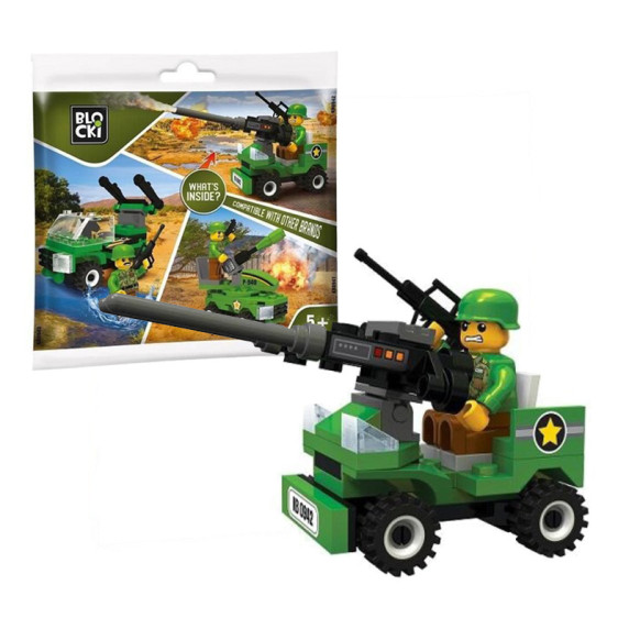 Építójáték BLOCKI MyArmy Sachet 49 darabos