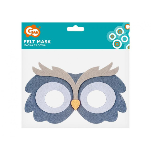 Álarc gyerekeknek Bagoly GoDan 18x11 cm