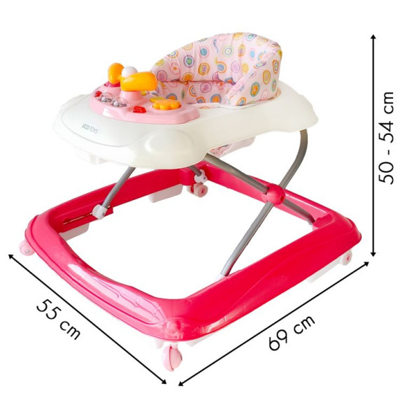 Bébikomp ECOTOYS J-888E PINK - rózsaszín