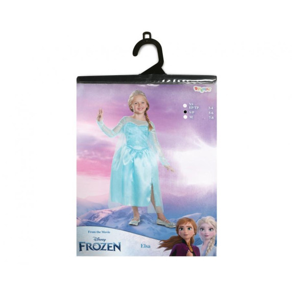 Detský kostým Elsa Frozen Ľadové kráľovstvo GoDan - 5-6 rokov