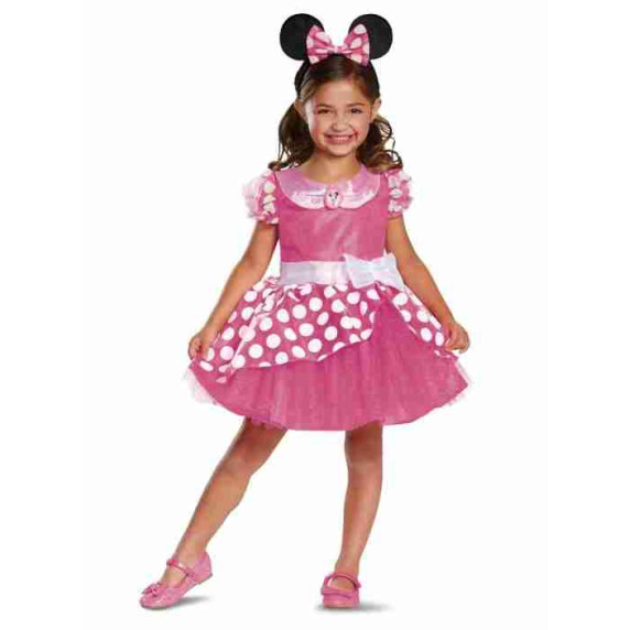 Gyerek jelmez Minnie egér Deluxe role-play GoDan - méret 3-4 év