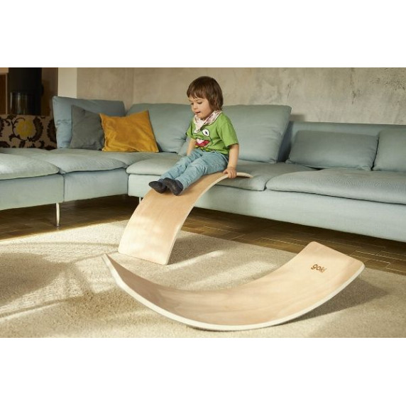 Balančná doska GOKI Balance board - naturálna