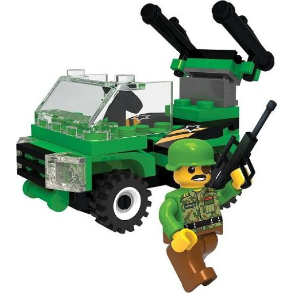 Jucărie de construcție - BLOCKI MyArmy Sachet - 50 elemente
