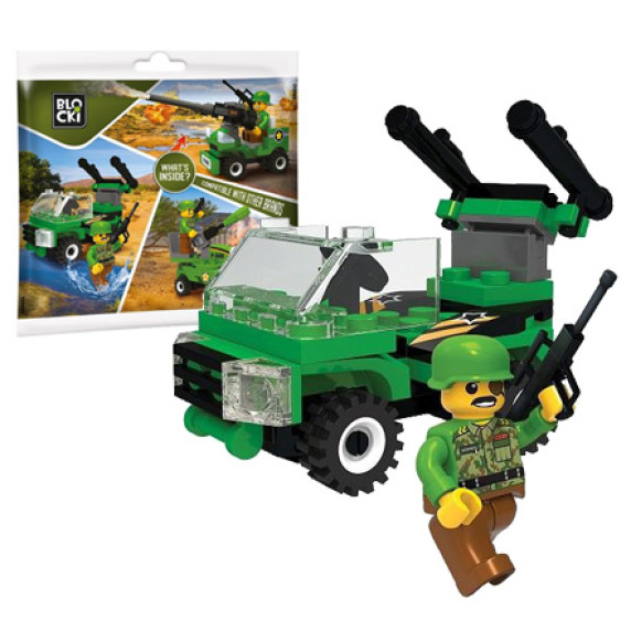 Jucărie de construcție - BLOCKI MyArmy Sachet - 50 elemente