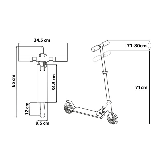 Roller 120 mm STAR WARS Csillagok háborúja