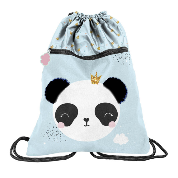 Vak na telocvik 45 x 34 cm PASO Panda - svetlomodrá