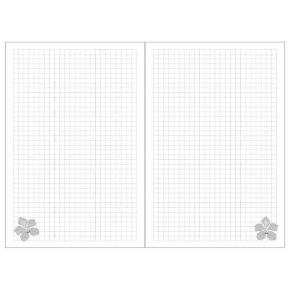 Caiet, notes - mărimea A5 - BeUniq - flori