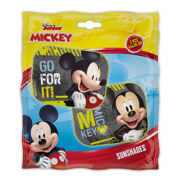Tienidlá do auta 2 kusy Disney Mickey Mouse Grey