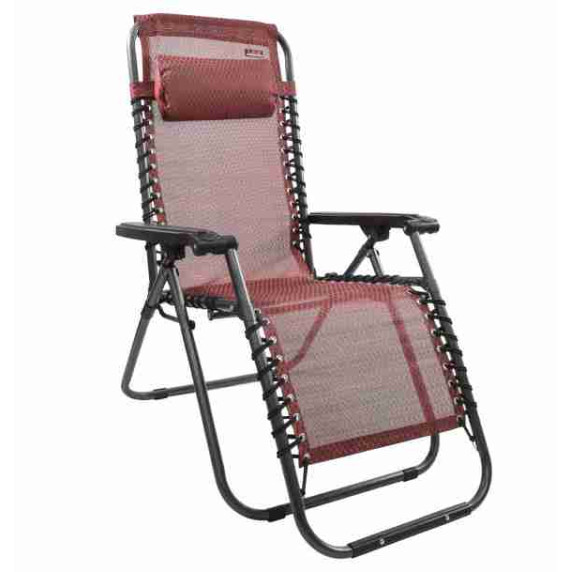 Záhradné kreslo Linder Exclusiv AERO GRT MC3749 - červeno/čierne