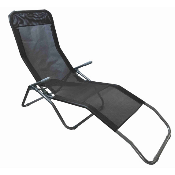 Șezlong plajă - gri închis - Aga SIESTA MR4250-Dark Grey