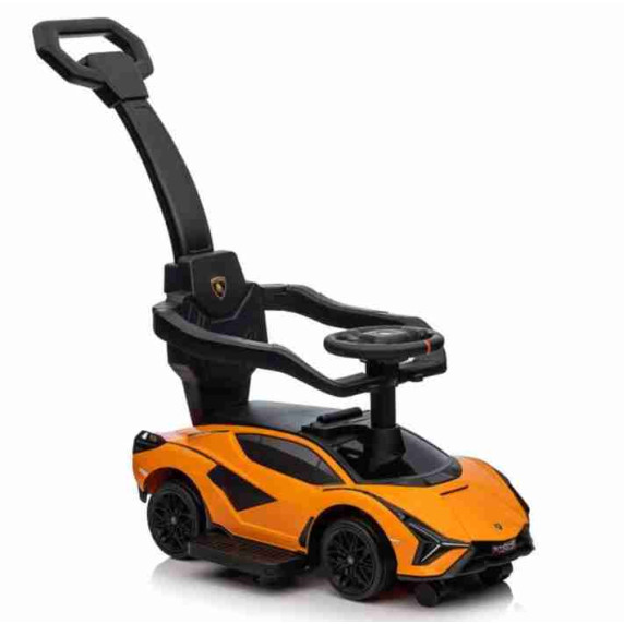 Lábbal hajtós gyermekjármű, bébitaxi Inlea4Fun Lamborghini QLS-996T - Narancssárga