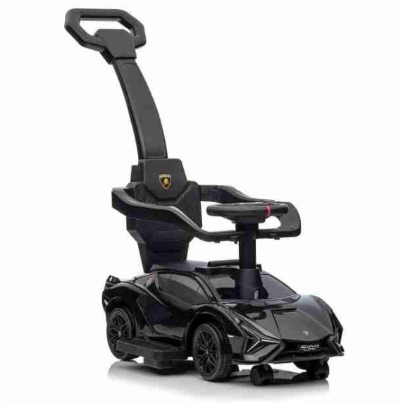 Mașină acționată cu picioarele -Rider cu Pusher Lamborghini QLS-996T - Negru