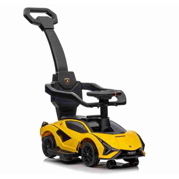 Lábbal hajtós gyermekjármű, bébitaxi Inlea4Fun Lamborghini QLS-996T - Sárga