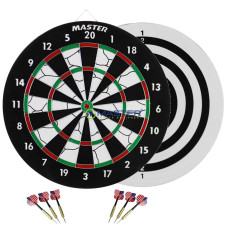 Kétoldalú darts tábla MASTER Flocking 45 cm - 