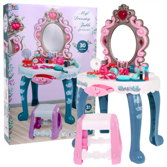 Szépítkező asztal székkel Inlea4Fun MY DRESSING TABLE