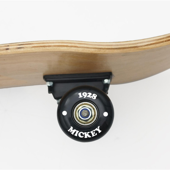 Skateboard din lemn - 79x20x12 cm - BIG WOODEN D100 - Mickey steamboat