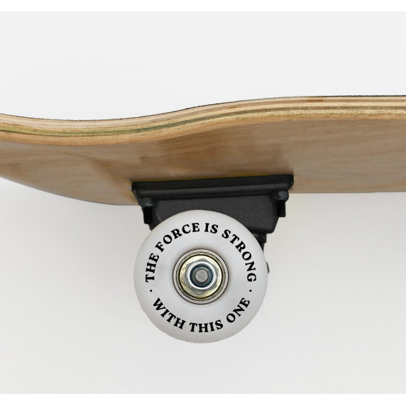 Skateboard din lemn - 79x20x12 cm - BIG WOODEN D100 - Grogu
