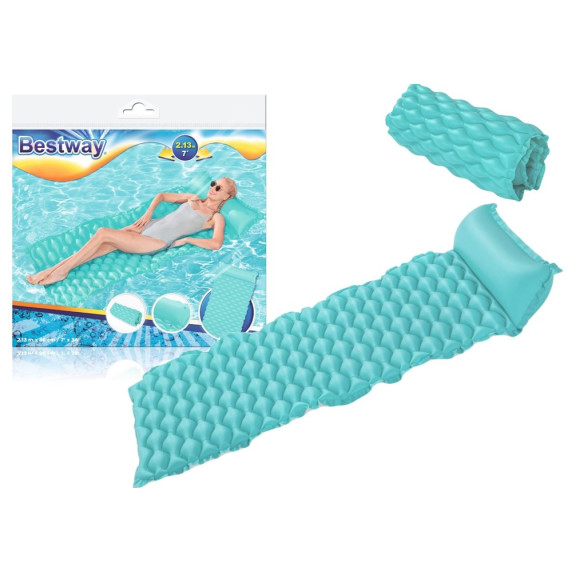 Felfújható gumimatrac 213x86 cm BESTWAY 44020 - Türkiz