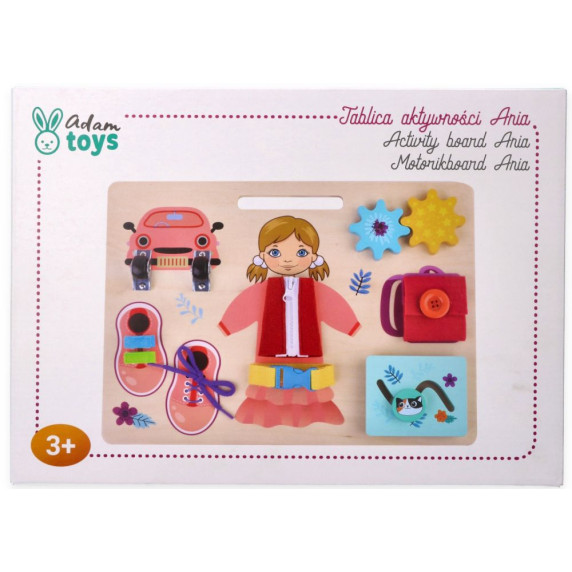 Edukačná tabuľa pre deti 38 x 27 cm ADAM TOYS - Ania