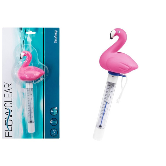 Plávajúci bazénový teplomer BESTWAY 58595 - plameniak
