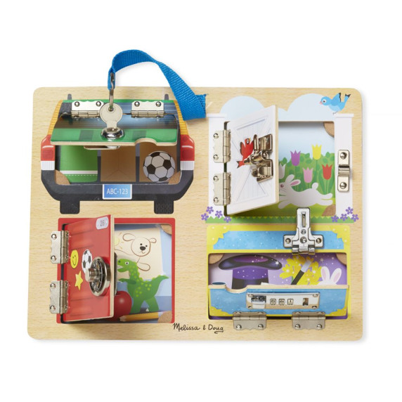 Matatófal, foglalkoztató tábla gyerekeknek 31x24 cm MELISSA&DOUG