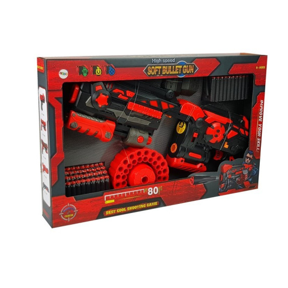 Armă cu muniții din burete - SOFT BULLET GUN