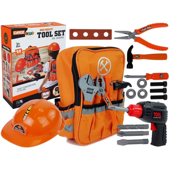 Set unelte de jucărie în rucsac - TOOL SET