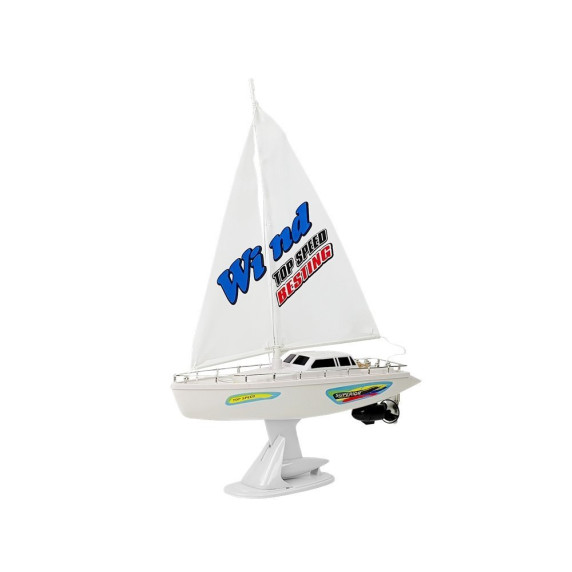 Navă cu telecomandă - 50 cm - 27 Mhz  9095- alb