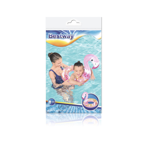 Felfújható úszógumi Flamingó 61 x 61 cm BESTWAY 36306