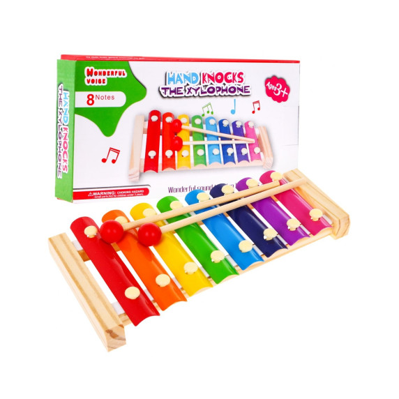 Xilofon pentru copii - Inlea4Fun HAND KNOCKS
