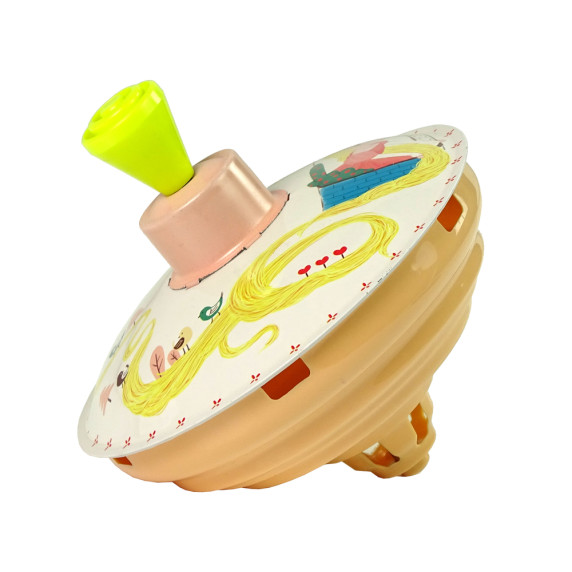 Jucărie pentru copii -Inlea4Fun PEG TOP - bej