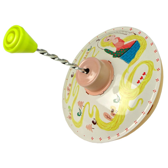 Jucărie pentru copii -Inlea4Fun PEG TOP - bej