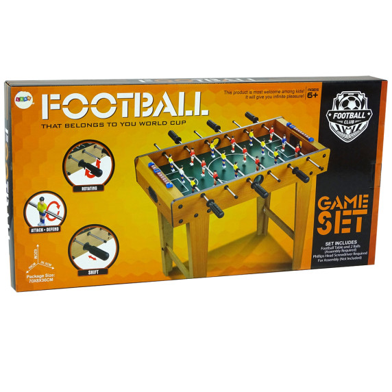 Asztali foci csocsó asztal 62 cm Inlea4Fun FOOTBALL 