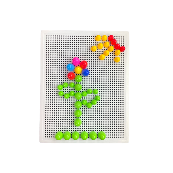 Mozaik kirakó játék 192 darabos Inlea4Fun PEGS CREATIVE
